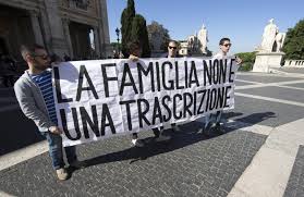 La trascrizione in Italia dei matrimoni omosessuali